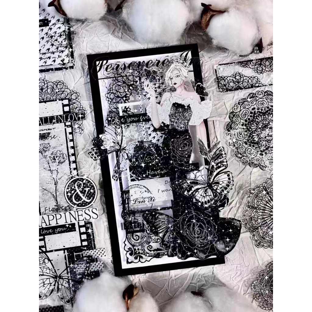 Loop pet tape Lin Lan Xi - Dark Fairy Tale (6cmx1m) | Shopee Brasil
