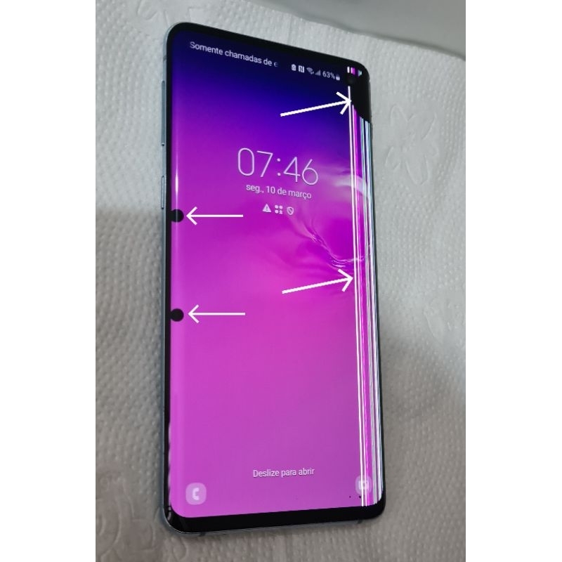 Samsung Galaxy S10 128GB SM-G973F Usado (Com Detalhes)