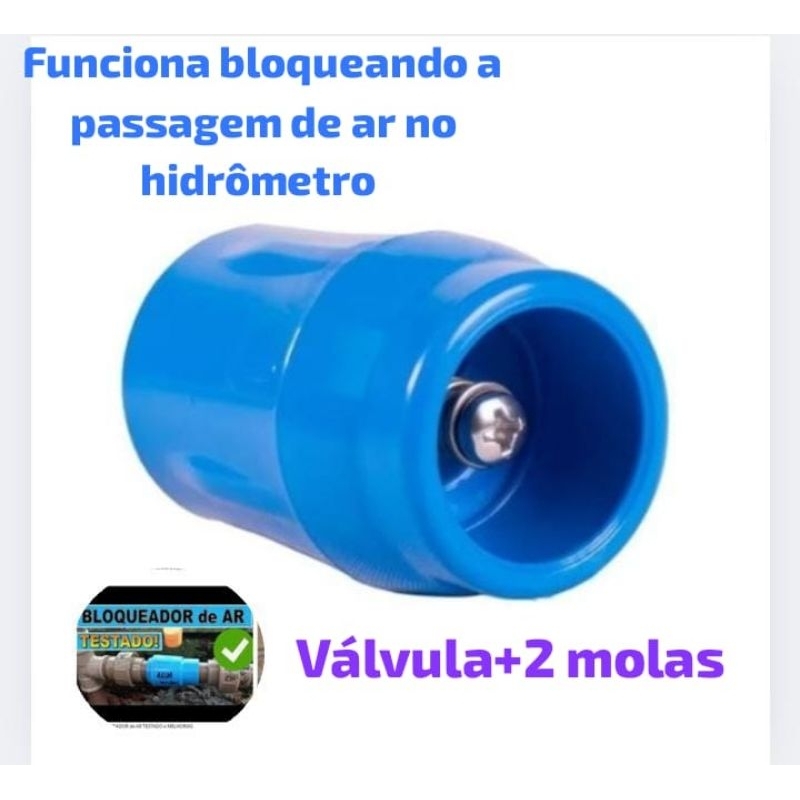 Válvula Bloqueador de Ar Para hidrômetro Redutor Conta de água Premium ...