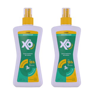 Kit 02 Un Xô Inseto Spray Repelente e até 10H de Proteção Contra Doenças de Mosquitos - CIMED