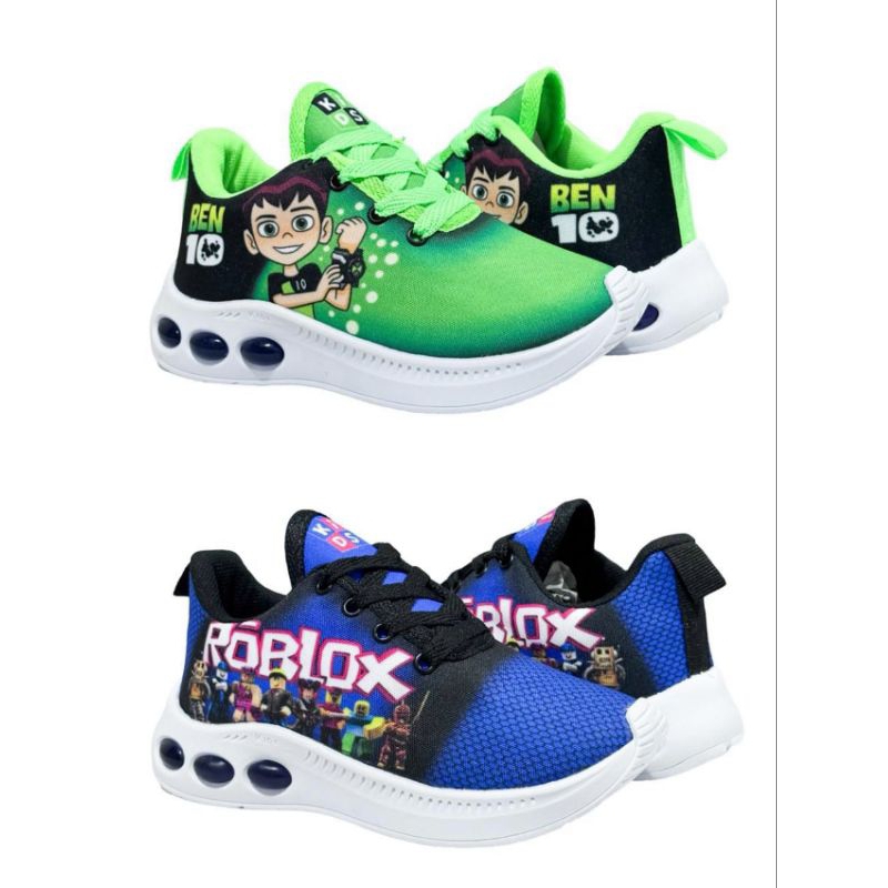 Tênis New LED Infantil BEN 10 Roblox New led lançamento