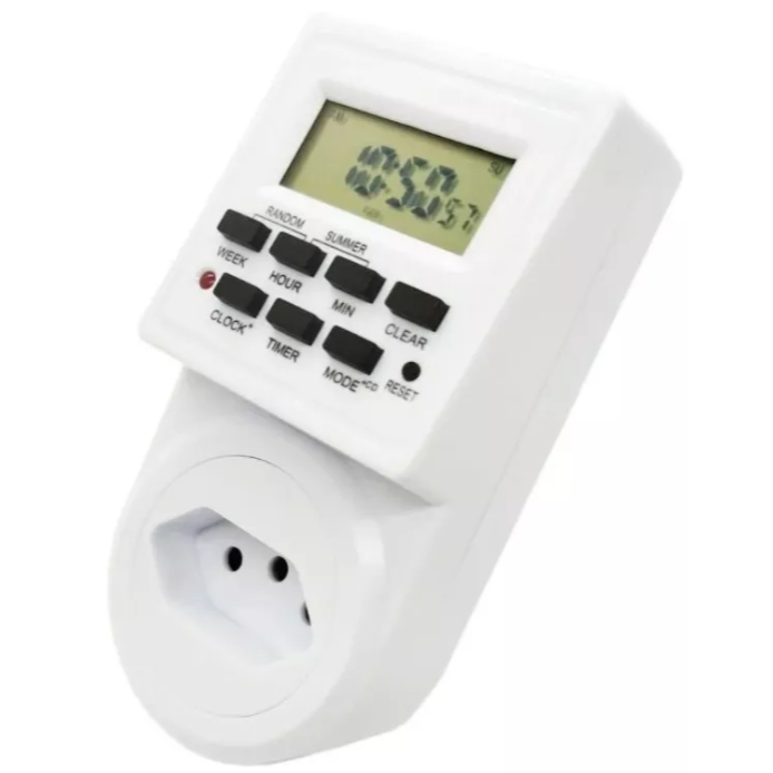 Timer Temporizador Digital Bivolt 20 Eventos Liga E Desliga | Shopee Brasil