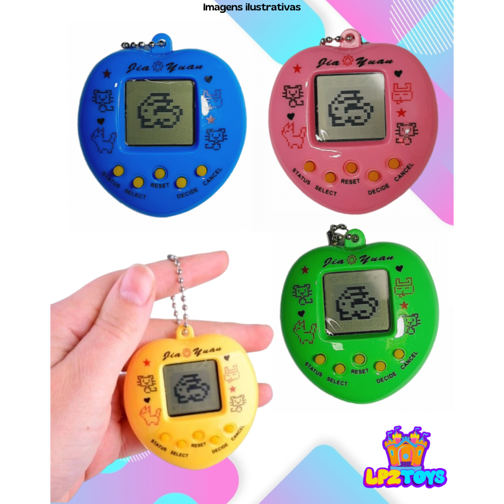Brinquedo Bichinho Virtual Tamagotchi 168 Em 1 Original Retro anos