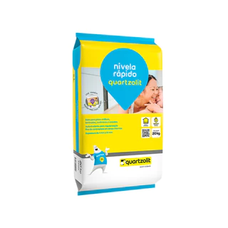 Argamassa Autonivelante Nivela Rápido Cinza 20kg Quartzolit