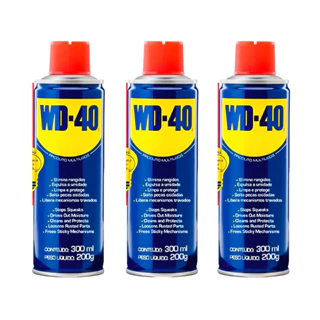 Kit Com 3 WD-40 Lubrificação e Proteção Eficiente