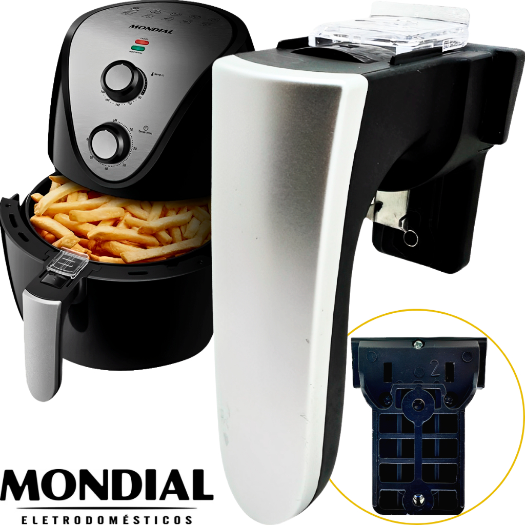 Cabo puxador alça para Air Fryer Mondial Original AF-33 AF-34 ...