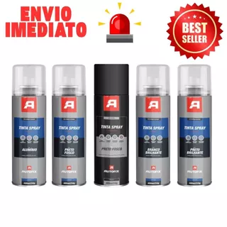 Tinta Spray Uso Geral 400ml - Autofix 400ml / 210g - CORES