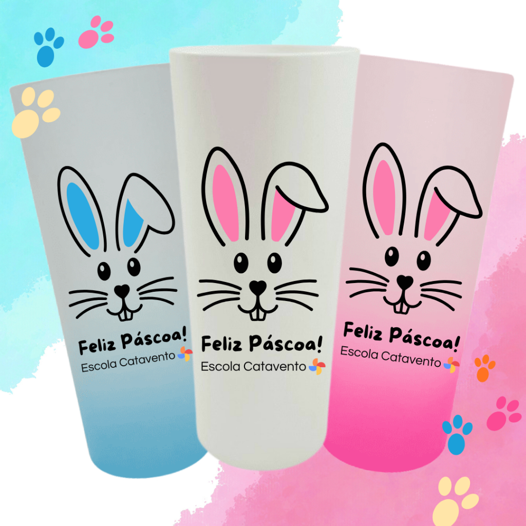 Lembrancinha de Pascoa - Kit de Copos Personalizados Páscoa | Shopee Brasil