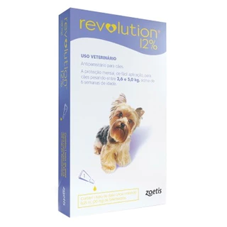 Revolution Para Cães 2,6kg A 5kg 1 pipeta Zoetis