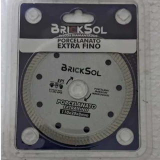 Disco Extra Fino Para Serra Marmore  (MAQUITA)110x20x8mm Porcelanato Extra Fino BRICKSOL em Oferta na Shopee