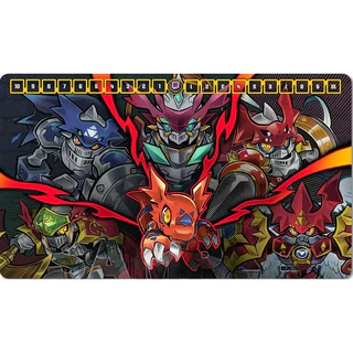 Playmat E/ou Mouse pad Gamer Digimon Gallantmon Sem Marcação (58cm x 30cm)