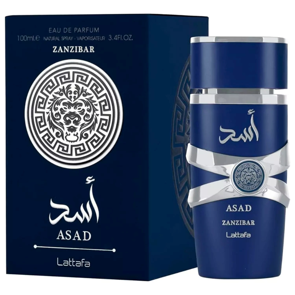 Asad Zanzibar 100 ML Eau De Parfum Lattafa | Shopee Brasil