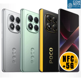 Xiaomi Poco X7 5G, Tela AMOLED 6.67" 120Hz, Wifi 6, IP68, NFC, Global Com NF e Envio Imediato