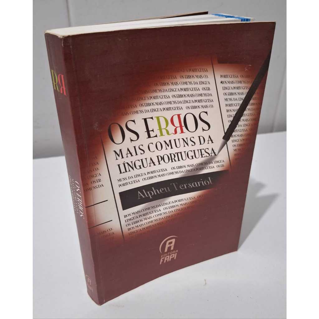 Os Erros Mais Comuns da Língua Portuguesa Alpheu Tersariol Morfologia ...