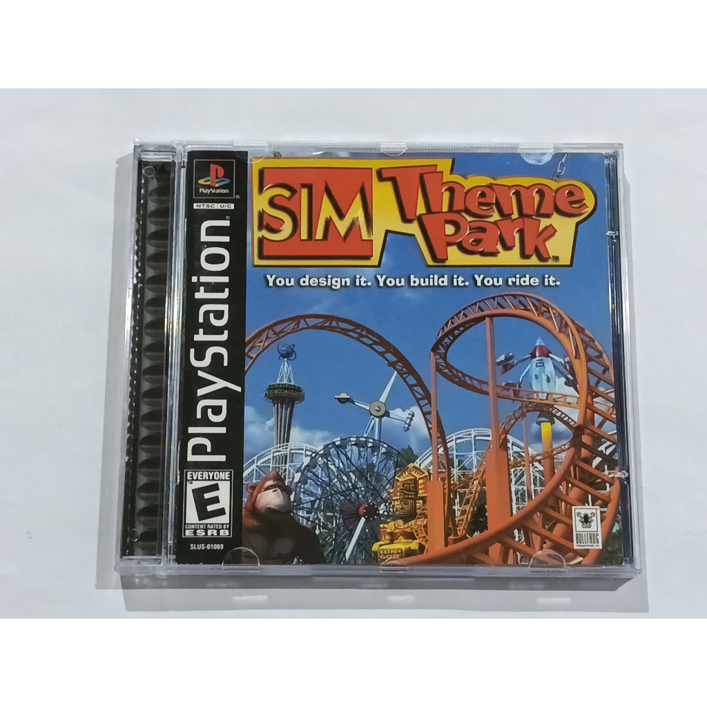 Sim Theme Park p/ Playstation 1 PS1 ORIGINAL | Shopee Brasil