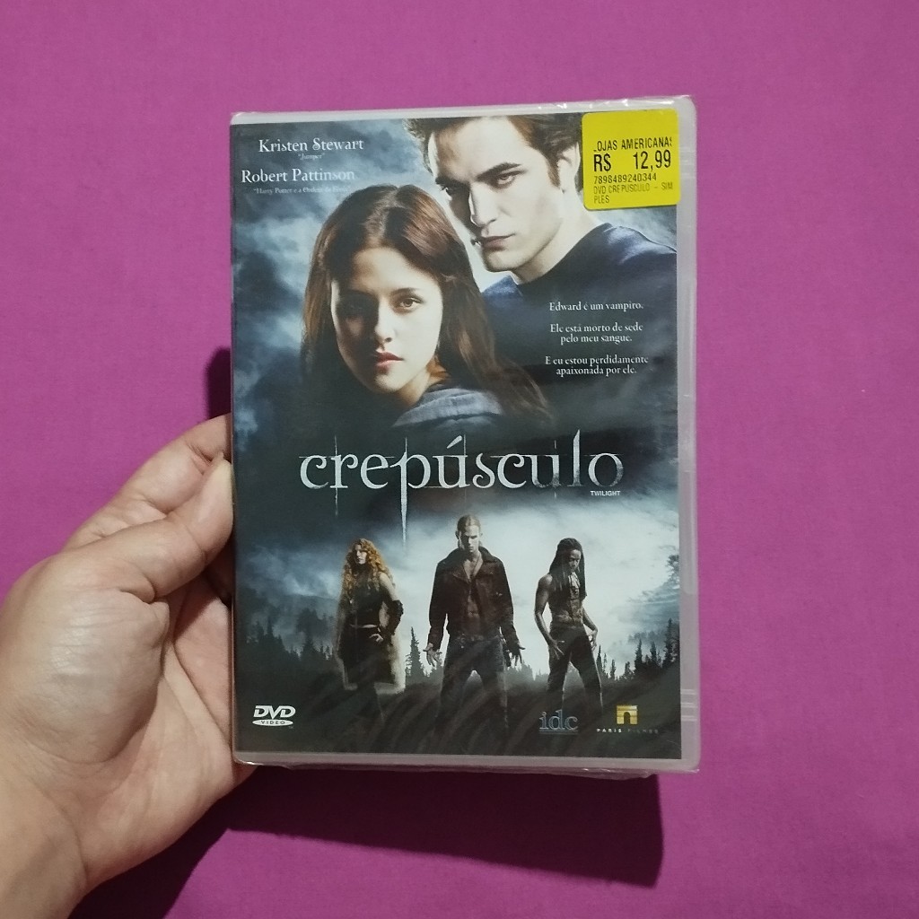 DVD - Crepúsculo (LACRADO - NOVO - paris filme - dublado - saga