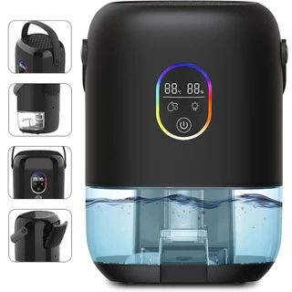 Desumidificador de ar elétrico antimofo de 1000 ml ecológico 127v/220v tela sensível ao toque Yesop