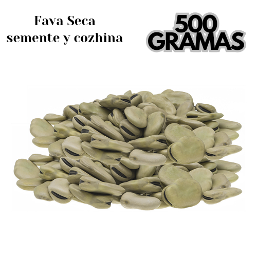 Fava seca 500gr Serve pra Cozinhar y Semente | Shopee Brasil