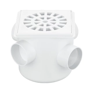 Caixa Sifonada de 100x100x50mm Herc em Oferta na Shopee