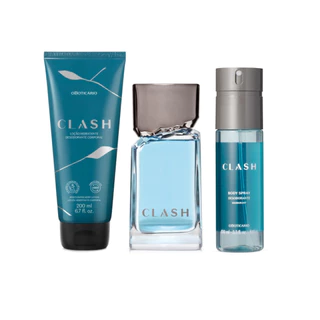 Clash Desodorante Colônia 100ml / Spray Desodorante 100ml / Hidratante Corporal 200ml - o Boticário