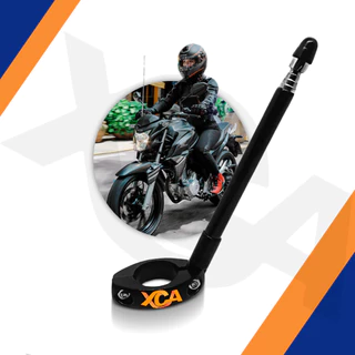 Antena Corta Pipa Retrátil Moto Inox Aço Guidão Anto Cerol 7 Estágios em Oferta na Shopee