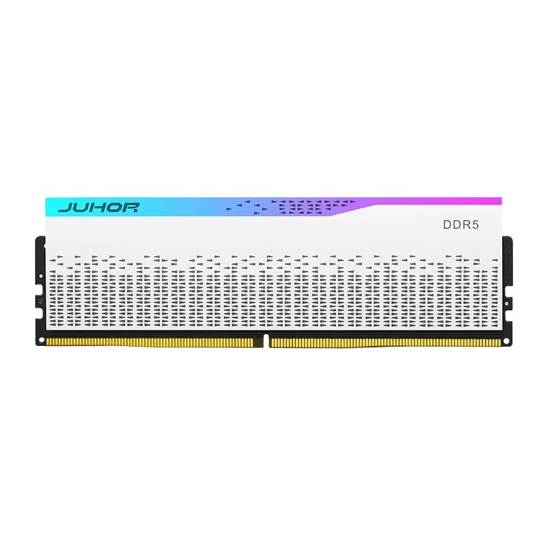 Memória Ram DDR5 JUHOR 32GB RGB 16GBX2 6000MHz White | Shopee Brasil
