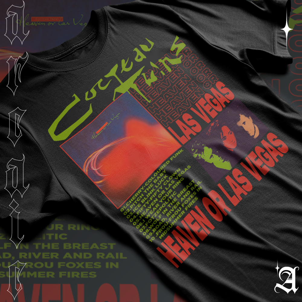 Camiseta Basica Algodao Cocteau Twins Heaven Or Las Vegas Sexto