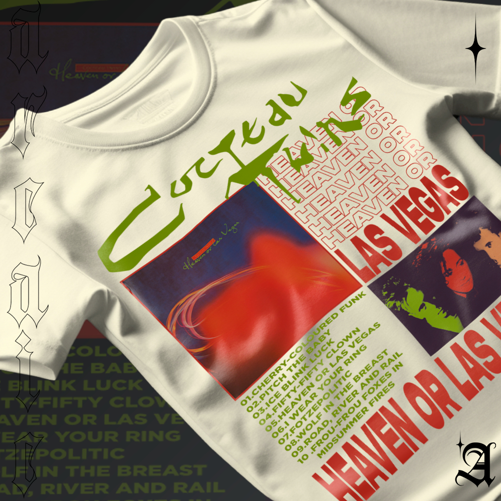 Camiseta Basica Algodao Cocteau Twins Heaven Or Las Vegas Sexto