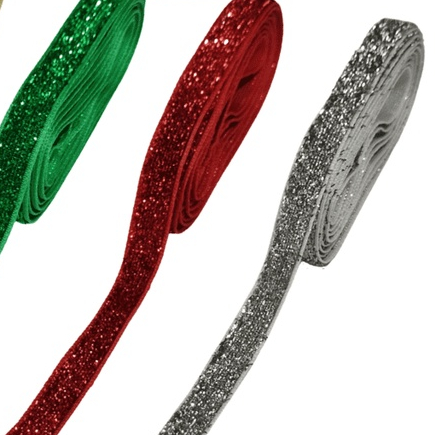 Fita Lurex Esponjada 10mm | 1 Metro