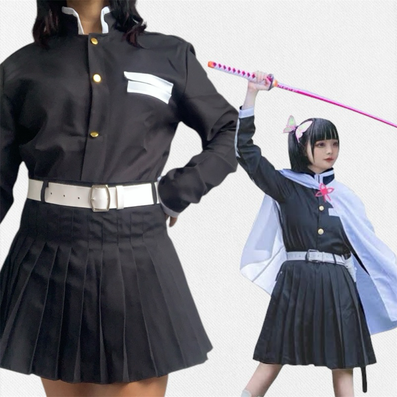 cosplay kanao Tsuyuri demon slayer traje fantasia feminina tanjiro ...