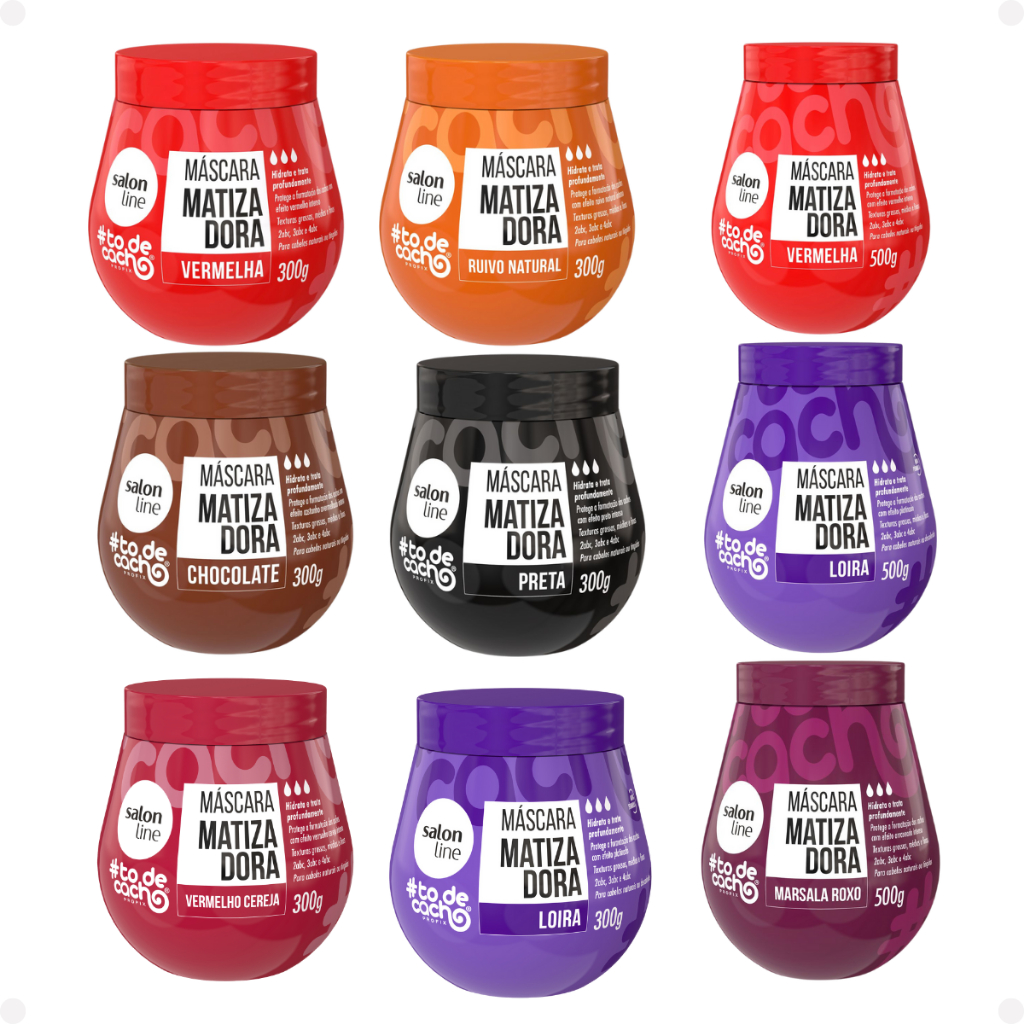 Máscara Matizadora TODECACHO Salon Line 300g ou 500g