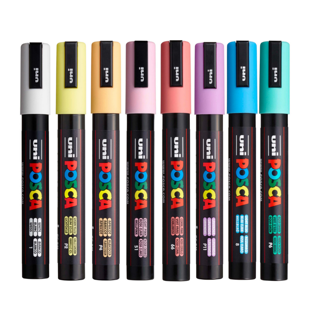 Uniball Posca Marker PC-5M : White – Manga Arts And Comic Art Gear