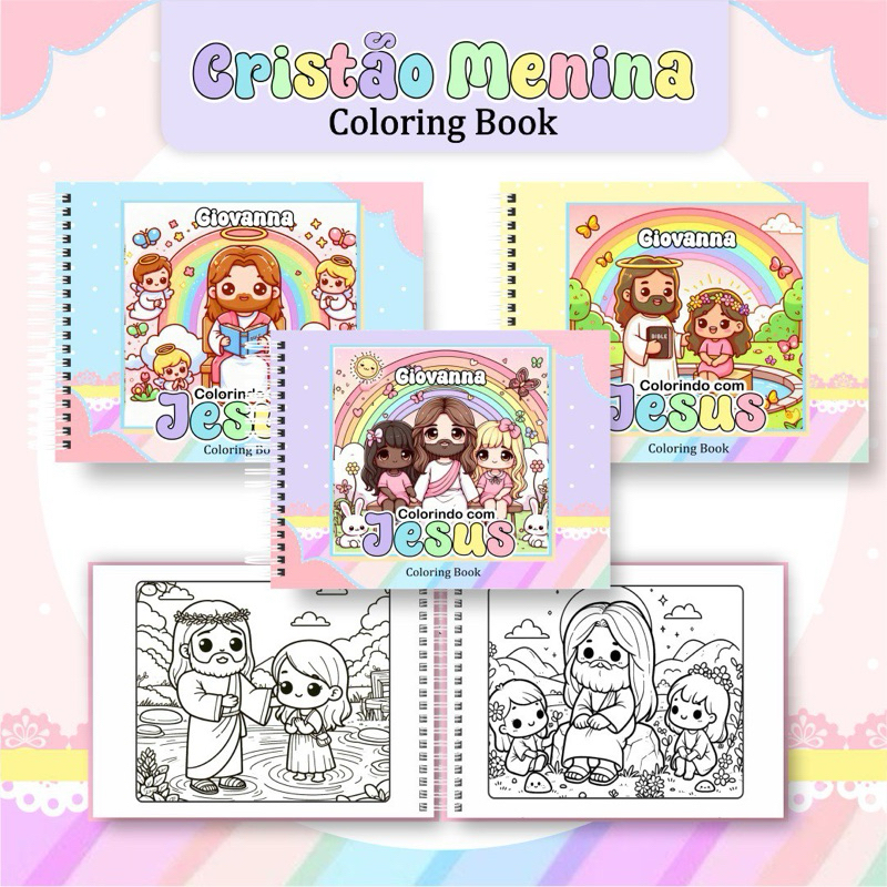 Livro de Colorir Jesus - Bobbie Goods | Shopee Brasil