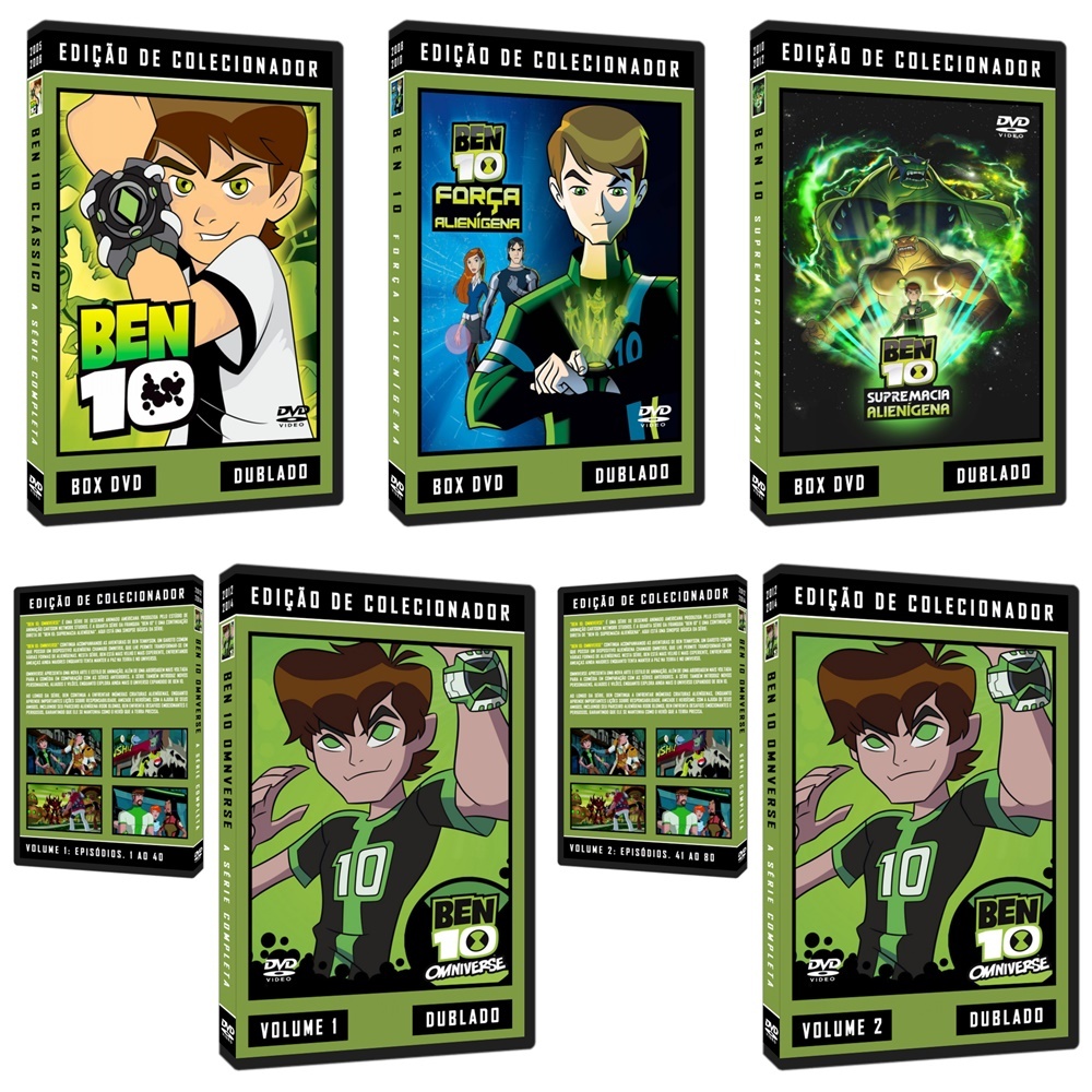 Ben 10 - Coleção de séries em DVD | Shopee Brasil