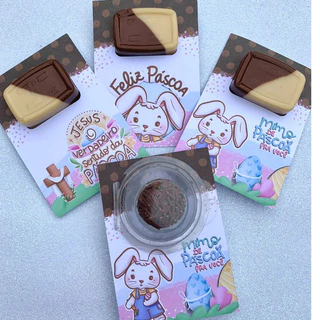 40 Lembrancinhas Brindes para Páscoa, mimo de páscoa, card páscoa, cartão de páscoa, chocolate páscoa em Oferta na Shopee
