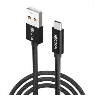 Cabo Carregamento/dados Tipo C Turbo 1m Alumínio Preto em Oferta na Shopee