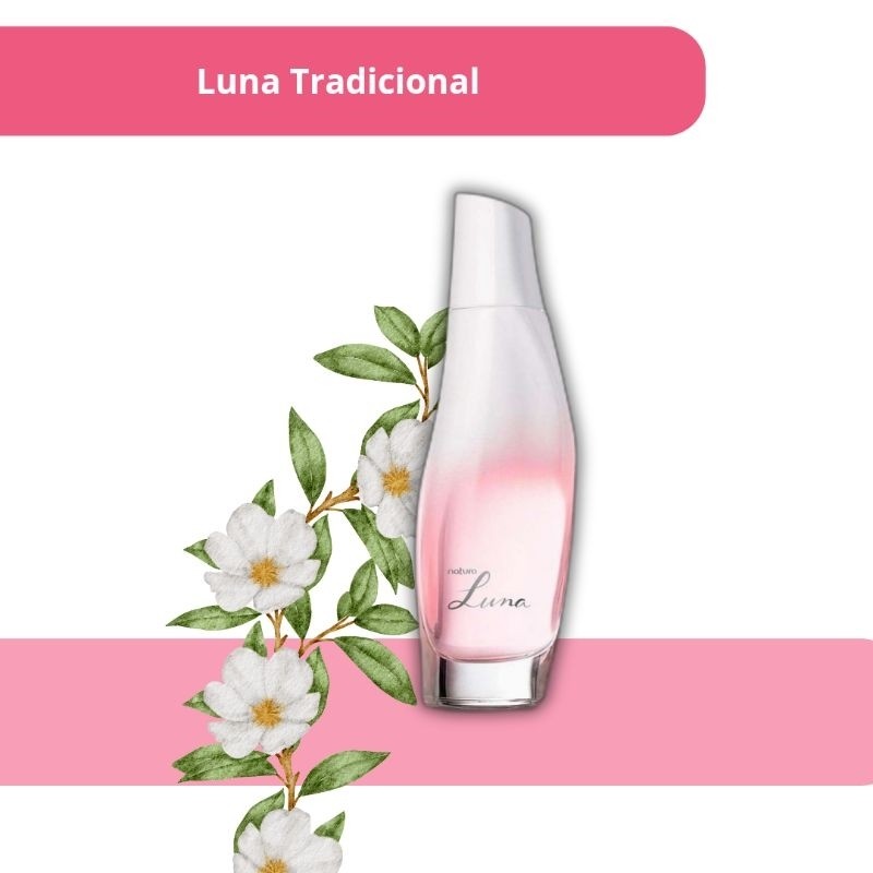 Combo Perfume Natura Luna Tradicional e Perfume Luna Absoluta Perfume Natura Original Perfume Luna Absoluta Perfume Femi