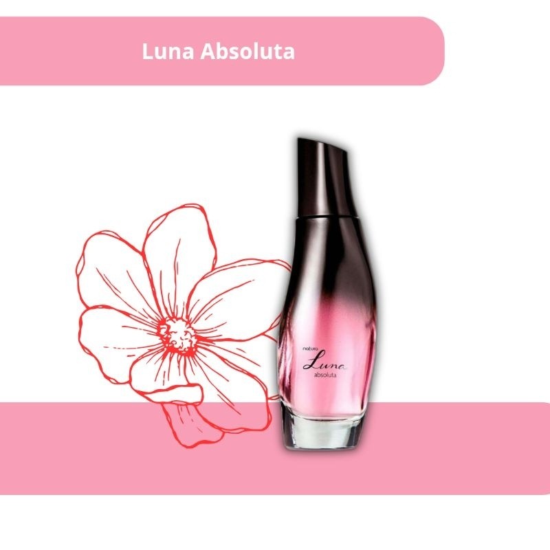 Combo Perfume Natura Luna Tradicional e Perfume Luna Absoluta Perfume Natura Original Perfume Luna Absoluta Perfume Femi
