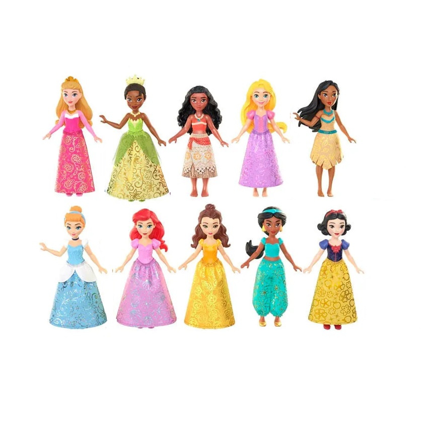 Mini Bonecas Princesas Disney 9 cm Originais Mattel Novas Lacradas ...