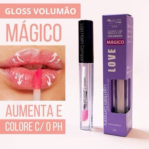 Gloss Aumenta a Boca Lip Volumoso Mágico Love Max Love | Shopee Brasil