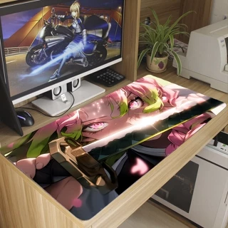 Mouse Pad Gamer Antiderrapante Grande 70x35 80x35 90x40 90x50 cm Borda Costurada