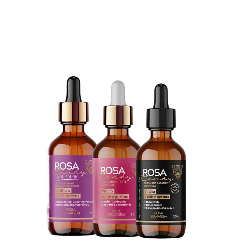 KIT ROSA SELVAGEM ROSA CANDY: TRIO CLÍMAX | Shopee Brasil