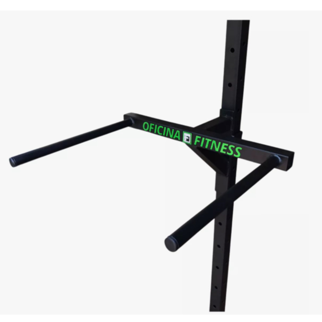 Barra Paralela Para Rack Funcional - Acessório Gaiola Cross Para Tríceps - Dip Bar