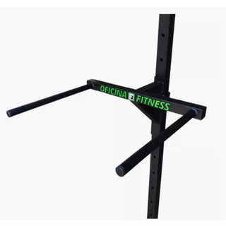 Barra Paralela Para Rack Funcional - Acessório Gaiola Cross Para Tríceps - Dip Bar