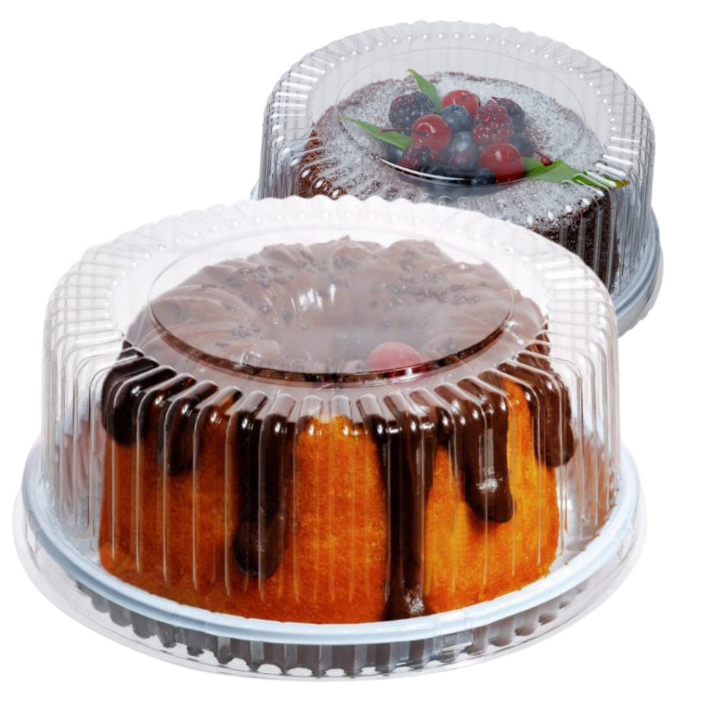 100un Embalagem Bolo E mini Torta D32R BR Média Branca 750g 
