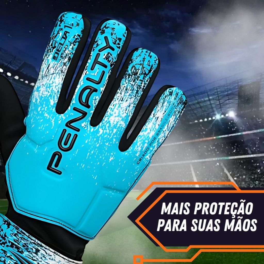 Luva de goleiro Futebol Campo Society Profissional Penalty Delta 1 Xiii ...
