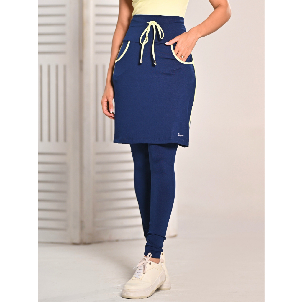 Calça Saia Fitness Moda Evangélica Feminina Esportes e Caminhada Ref.7014
