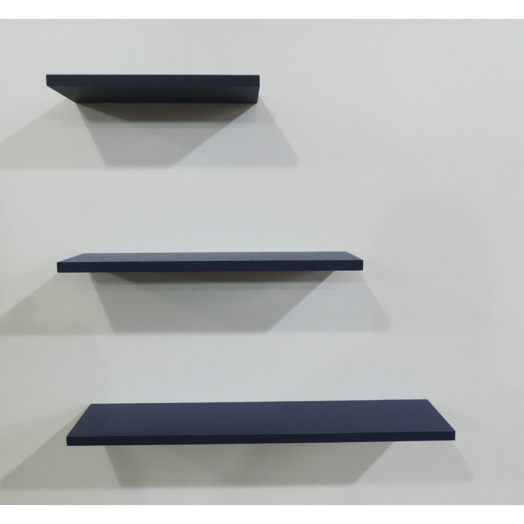 PR300 - Kit com 3 prateleiras multiuso em MDF tamanho 30x15cm, fixação