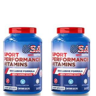MULTIVITAMÍNICO MAIS POTENTE DO BRASIL (120 CAP) + BCAA - FÓRMULA AMERICANA - USA SPORT NUTRITION