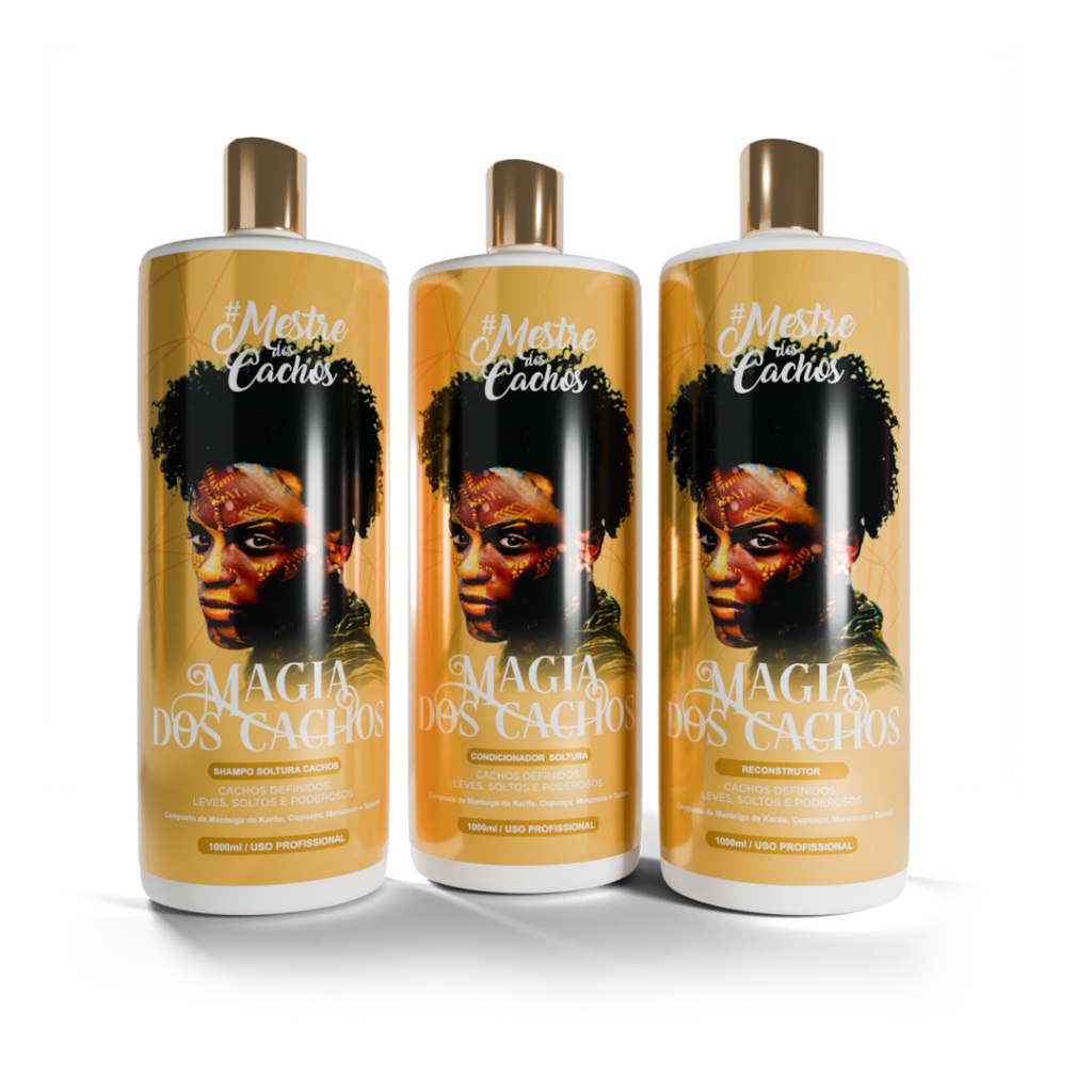 Kit Lavatório Magia dos Cachos - Mestre dos Cachos | Shopee Brasil